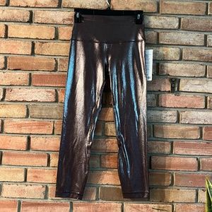 lululemon athletica Shiny Metallic Brown High-Rise Leggings